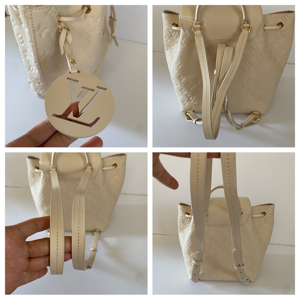Louis Vuitton montsouris backpack 
❤️white empriente - Picture 17 of 17